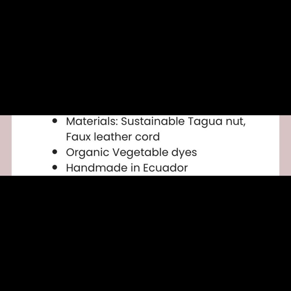 Tagua Fairtrade handmade Earrings. - Picture 8 of 11
